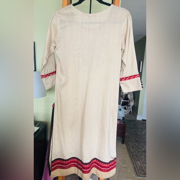 NWOT Span Straight Casual Cotton Kurta Tunic Size Medium - Picture 2 of 5